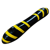 Separador de Goma Recicable para Ciclovías 80X19X12 cm Negro/amarillo