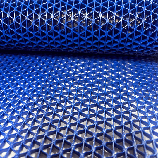 Piso PVC Tipo Wet Azul 1,2 m ancho x 5mm espesor. Rollo 15 m.