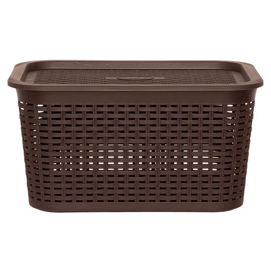 Caja organizadora Tavarua 22 litros marrón  Reyplast 