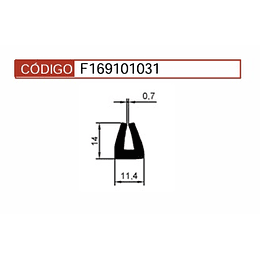 CORREDERA FLEXIBLE - Rollo 50 Mts