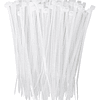 AMARRAS PLASTICAS BLANCA ESP. 4.8 X 300MM (100 UNI)