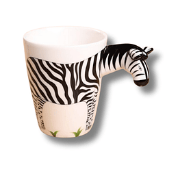 TAZA PORCELANA ZEBRA