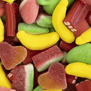 Mix de Gomas com açúcar 