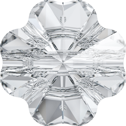 SWAROVSKI CLOVER CRYSTAL BUTTON