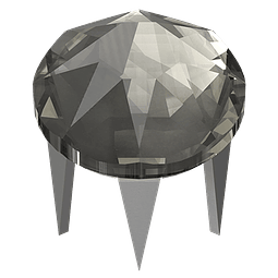 ROSE PINS BLACK DIAMOND SS 16 ( 4 milímetros )