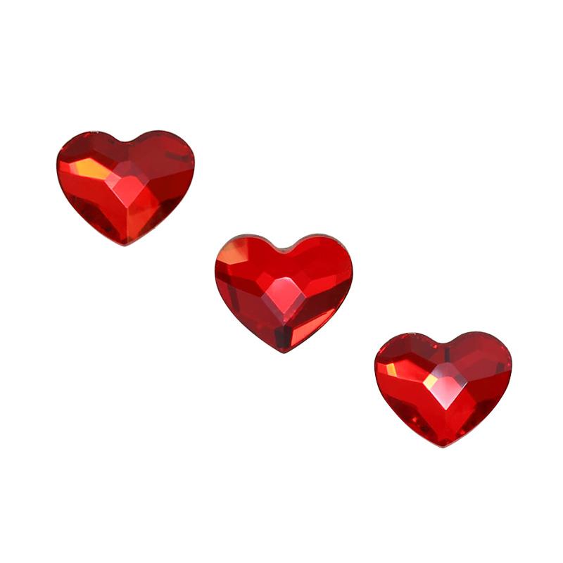 HEART LIGHT SIAM 6 mm Flat Back