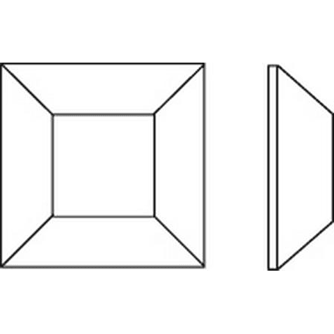 SQUARE 001 Hotfix - Flat Back - 3 mm