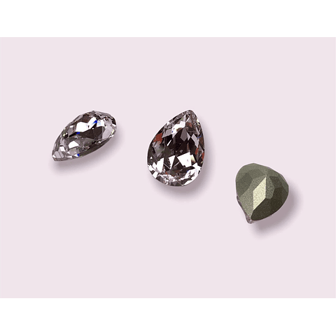 Fancy Stone - Drop Pendant AURORA   -  14 x 10 milímetros MAYORISTA