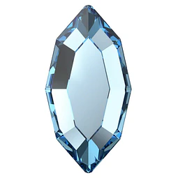 Navette Aquamarine 4x2 mm - 8 unidades