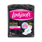 Ladysoft Toalla Nocturna Ultra Fina Suave Con Alas 7 Und 1