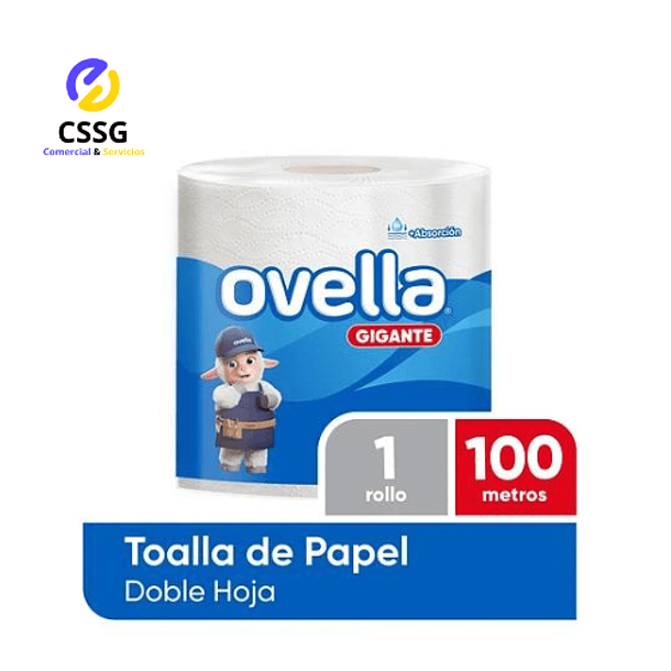 Toalla de Papel Ovella Gigante D/H 100 mts