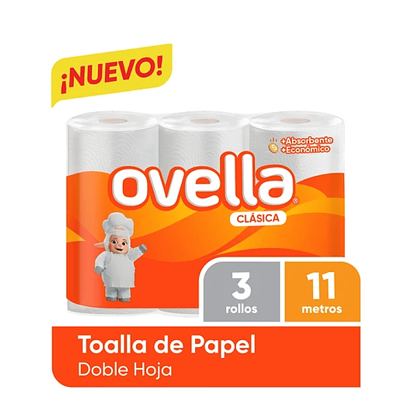 Toalla Ovella Plus D/H 1X3 11Mts