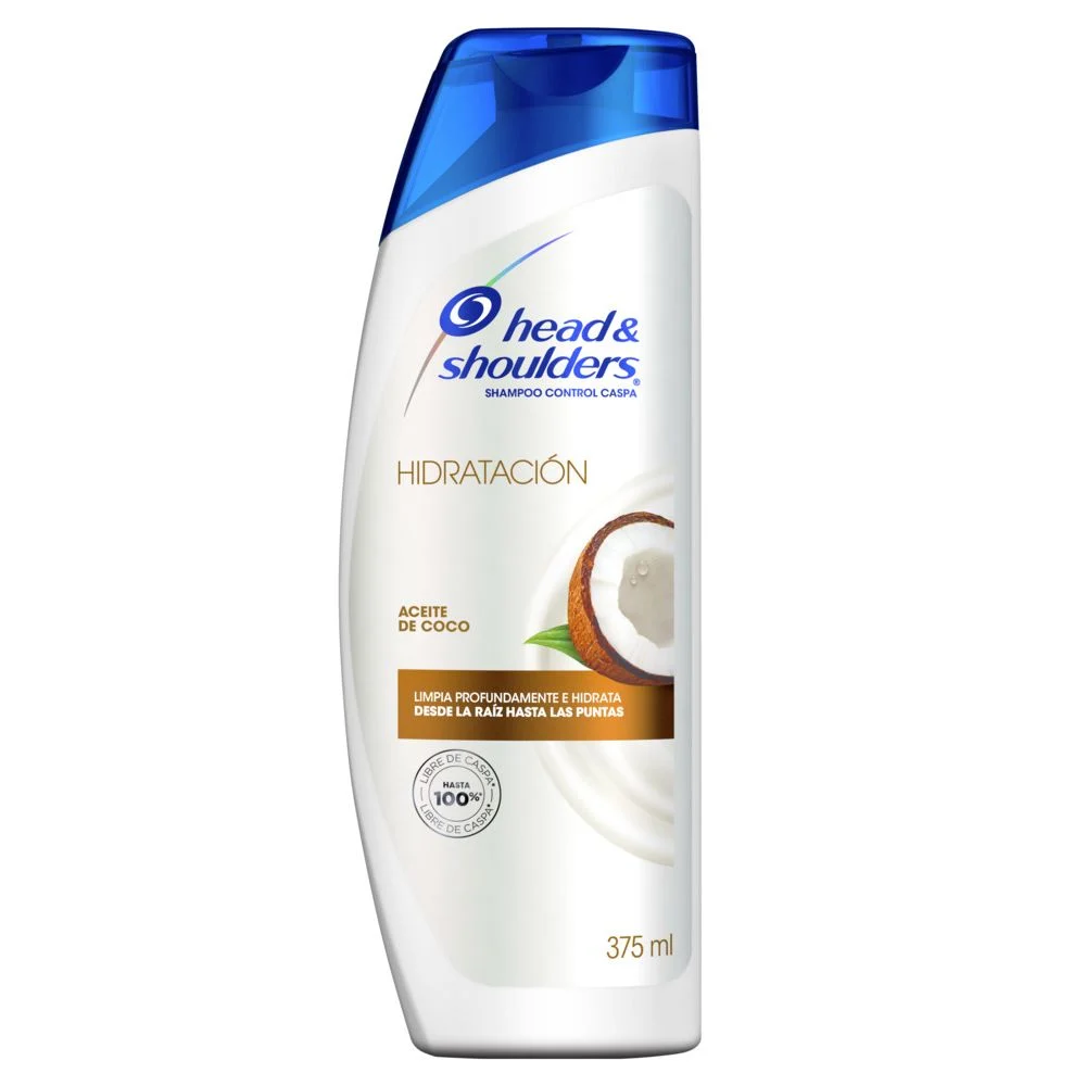 Shampoo Head & Shoulders Hidratación Aceite de Coco 375ml 1