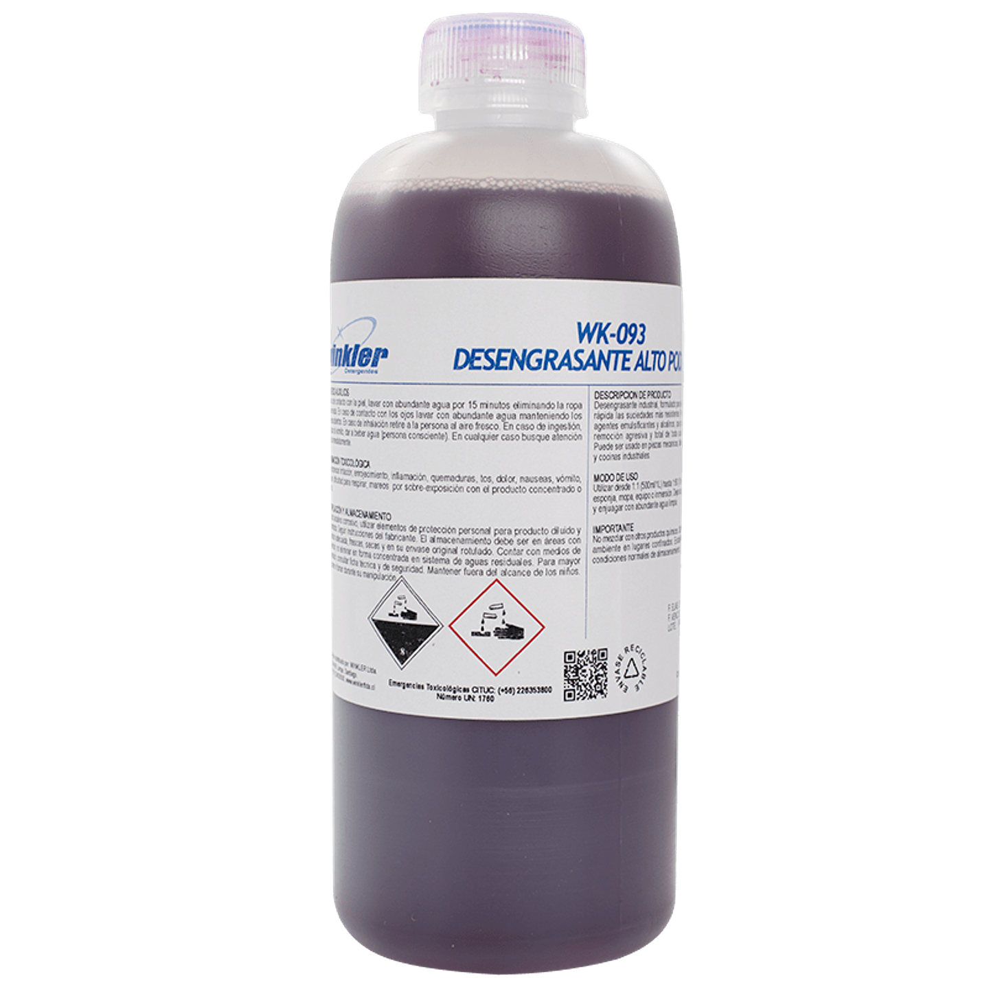 Desengrasante de alto poder. env. 1L. WK-093 1