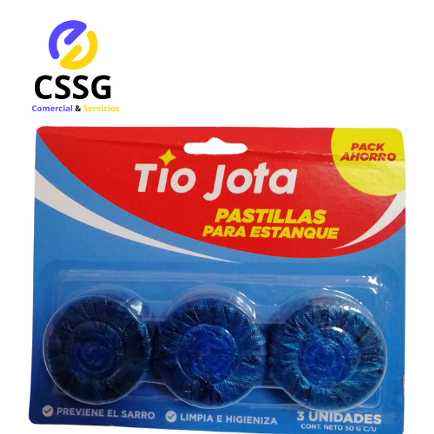 Pastilla Azul Tio Jota Pack 3 Unid 1