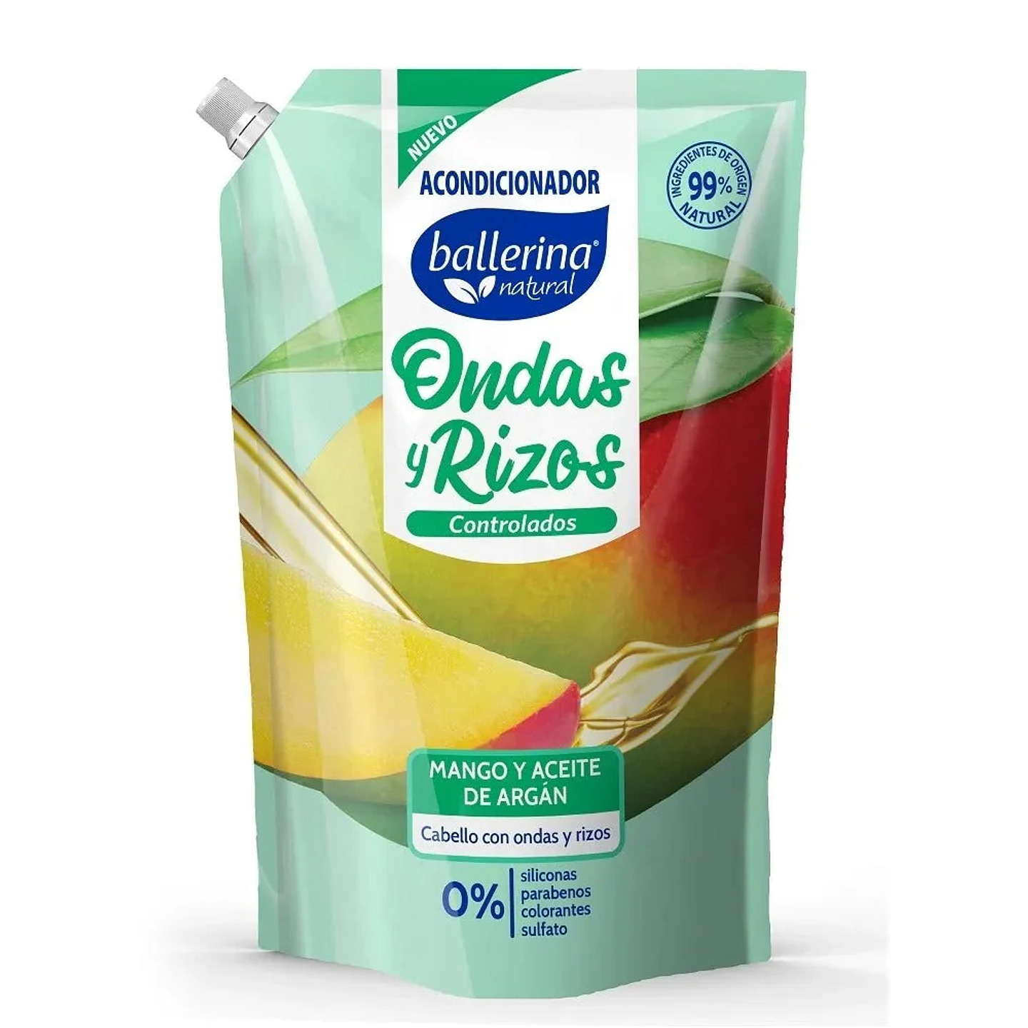 Acondicionador Ballerina Ondas & Risos 750 ML 1