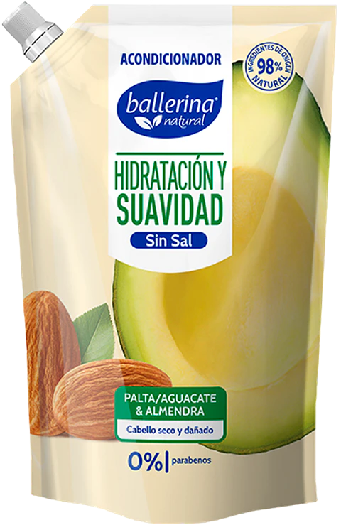 Acondicionador Ballerina Sin Sal Palta Doypack 750 Ml