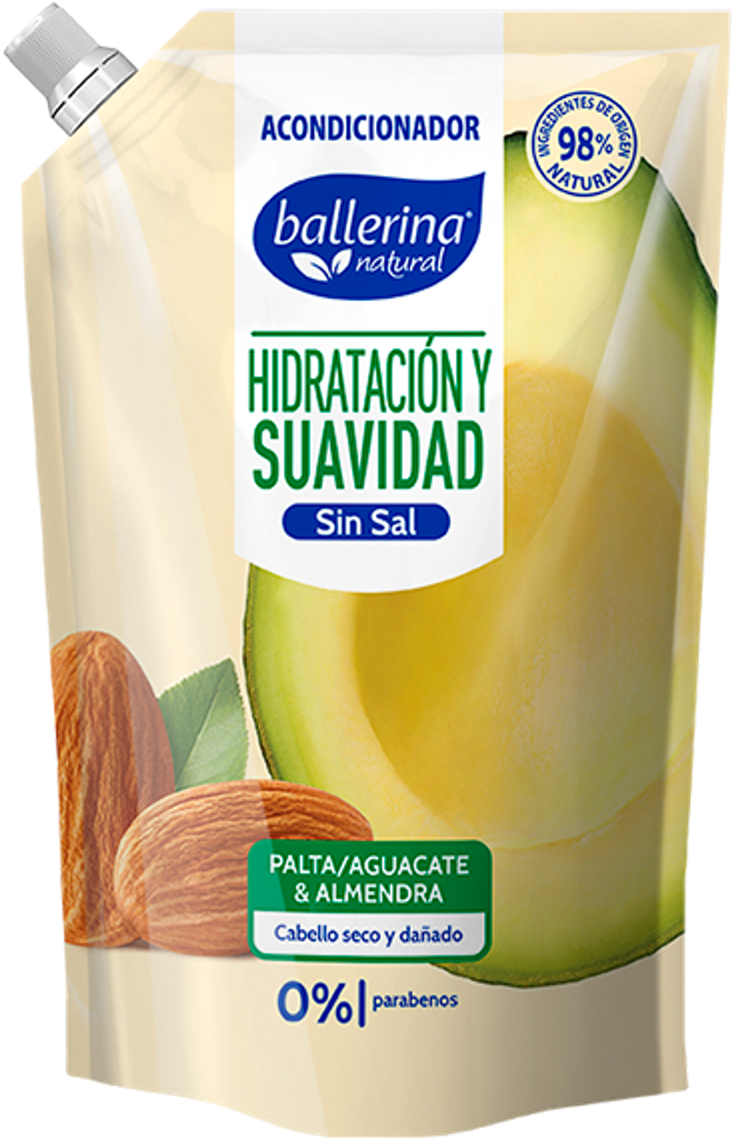 Acondicionador Ballerina Sin Sal Palta Doypack 750 Ml 1
