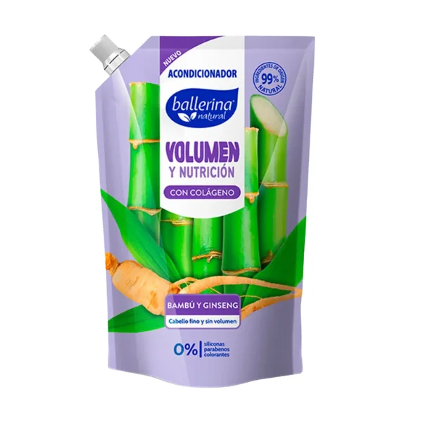 Acondicionador Ballerina Volumen y Nutrición 750 ML 1