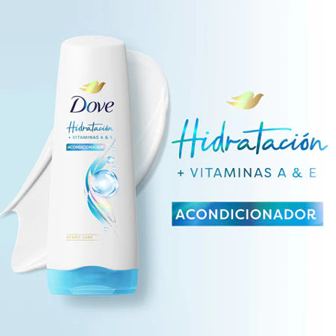 Acondicionador Dove Hidratación Vitaminas A & E 400 Ml