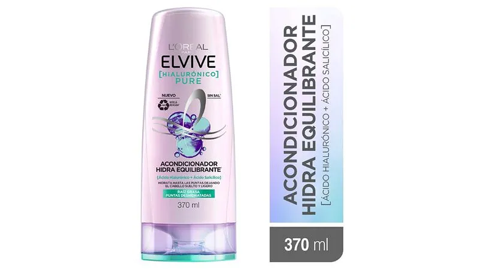 Acondicionador Elvive Hialurónico Pure 370 ml 1
