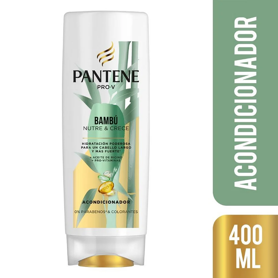 Acondicionador Pantene Pro-V Bambú Nutre & Crece 400 ml 1
