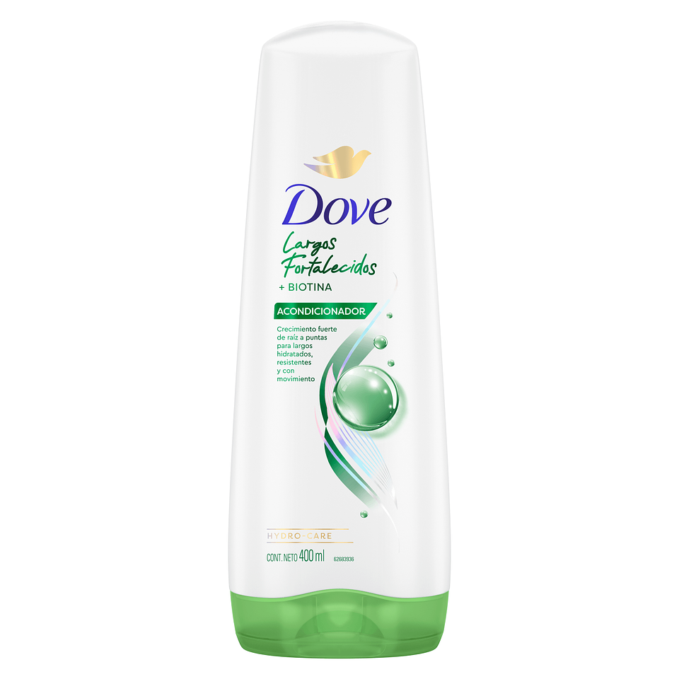 Dove Acondicionador Largos Fortalecidos 400ml 1