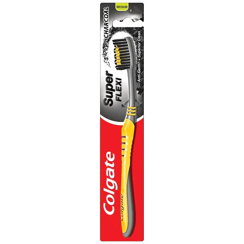 Cepillo Dental Colgate Super Flexi Charcoal Medium
