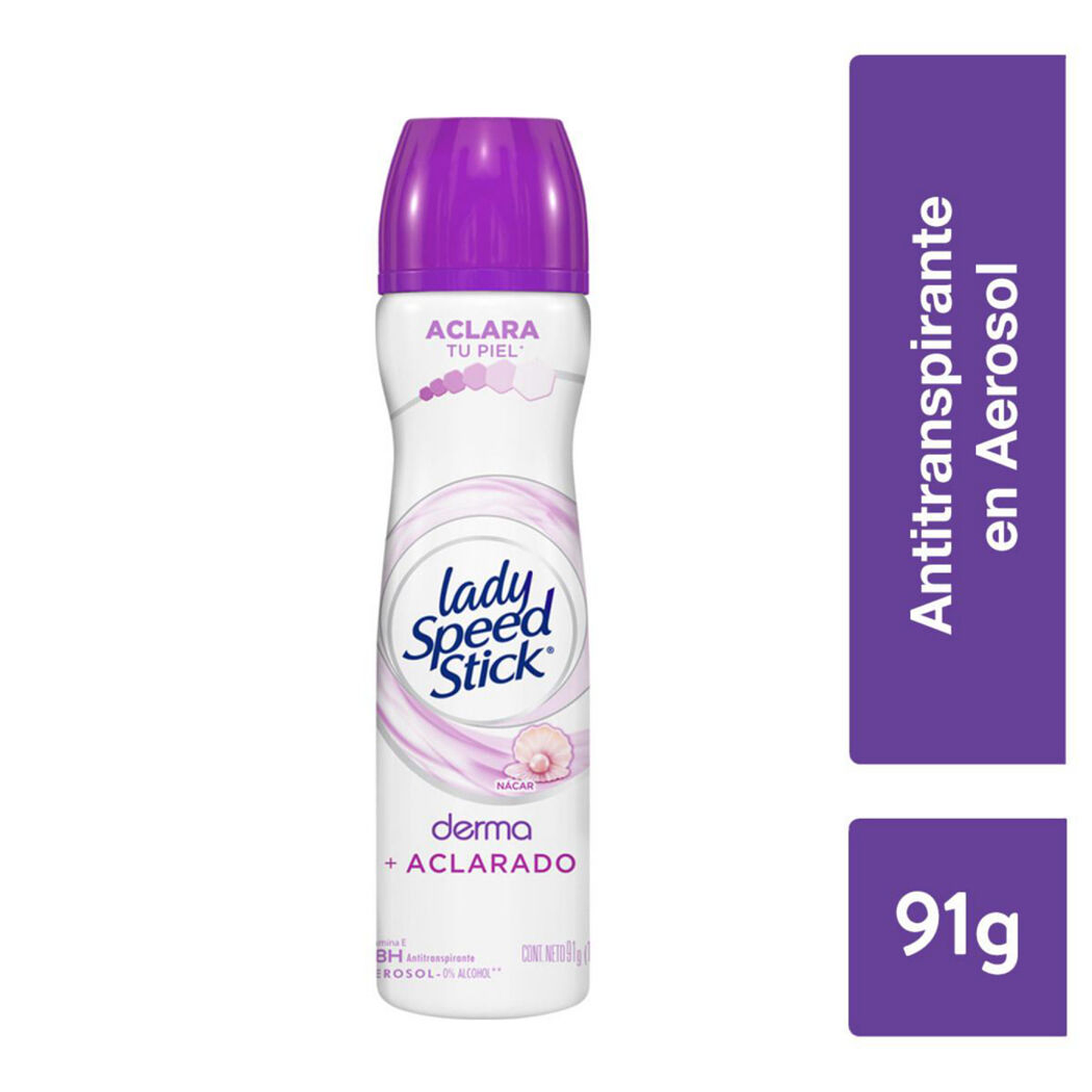 Desodorante En Spray Lady Speed Stick Derma Vitamina E 91G 1