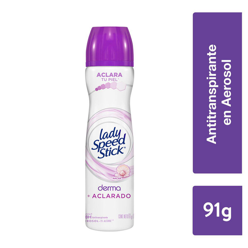 Desodorante En Spray Lady Speed Stick Derma Vitamina E 91G 1