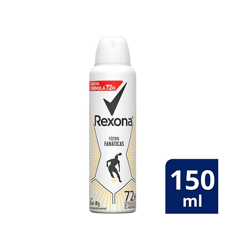 Desodorante Rexona Fútbol Fanáticas Women 150 ml