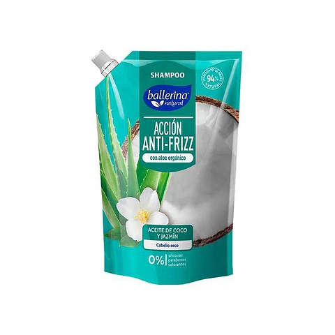 Shampoo Ballerina Aceite de coco y Jazmin 750 ML