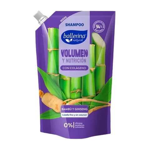 Shampoo Ballerina Volumen y Nutrición 750 ML