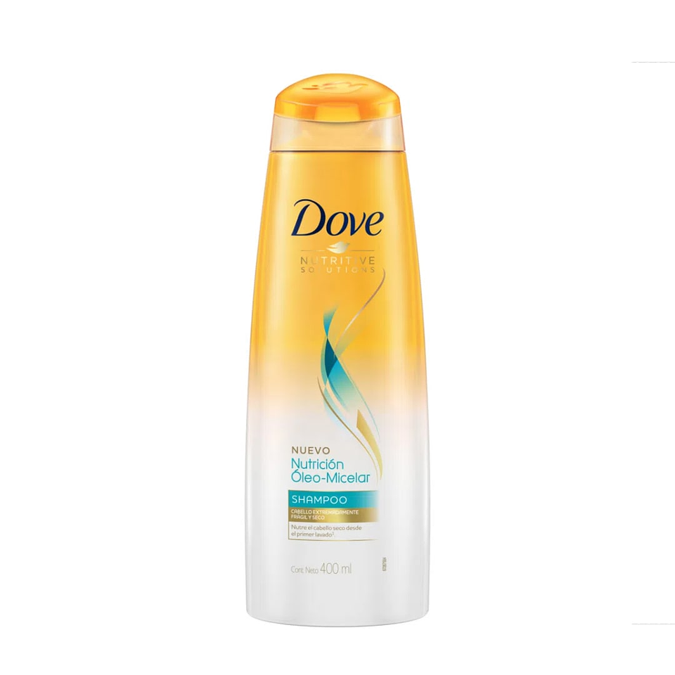 Shampoo Dove Nutrición Oleo Micelar 400ml 1
