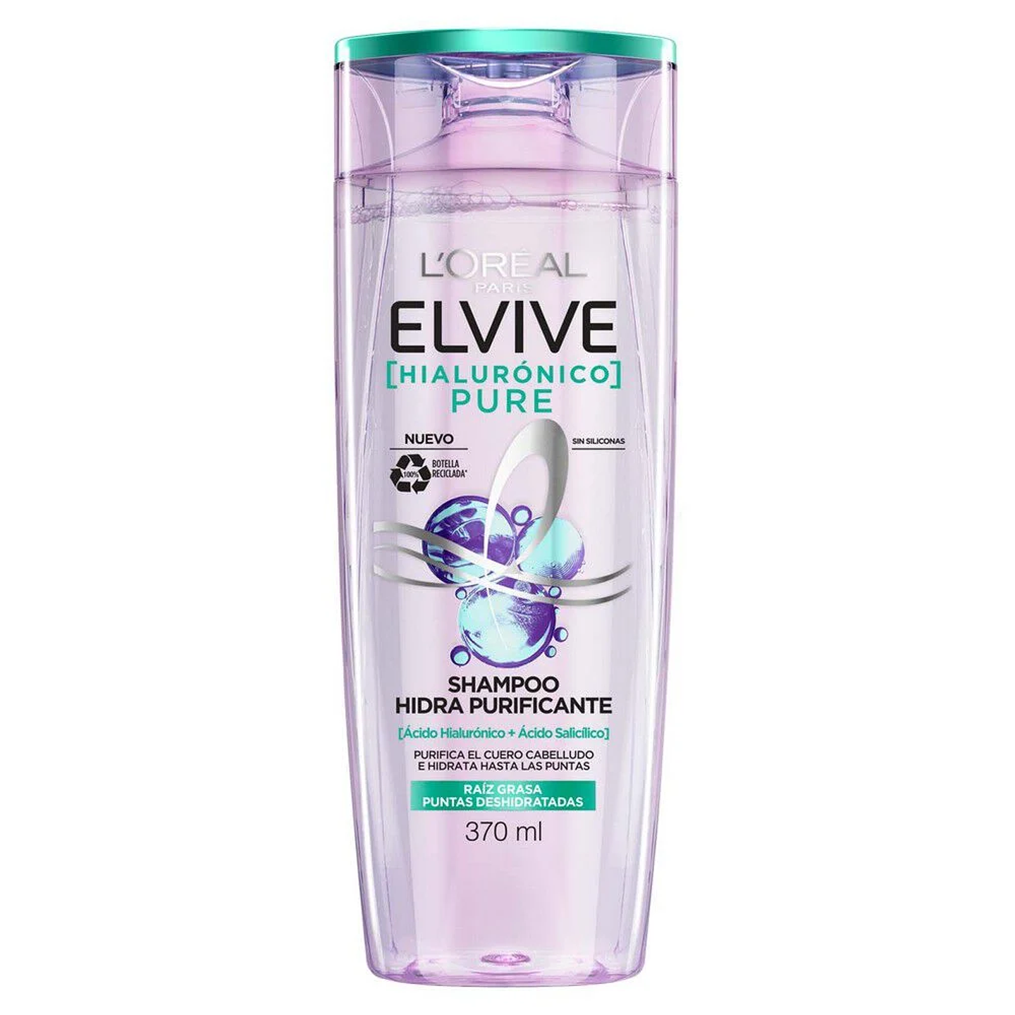 Shampoo Elvive Hialurónico Pure 370 ml 1