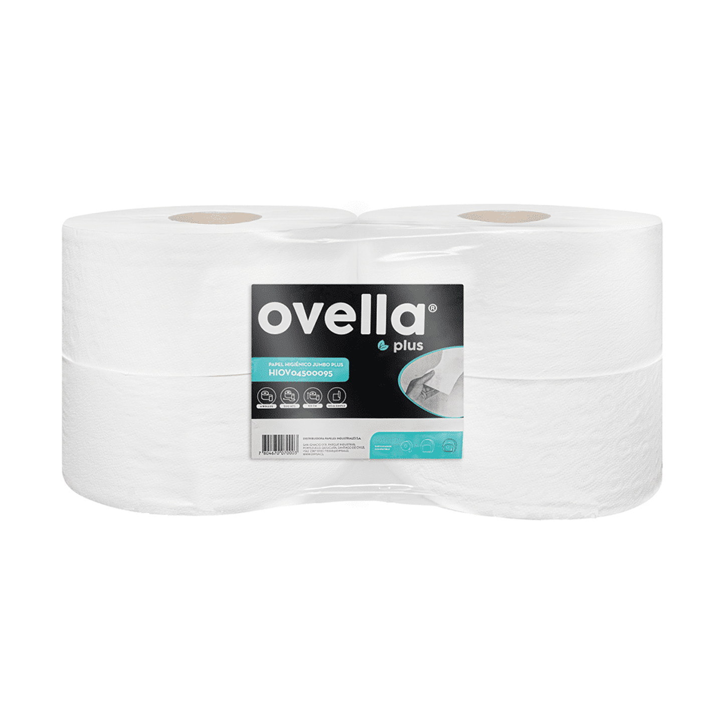 Ovella Papel Hig Ovella Plus 4×500 Mts 1