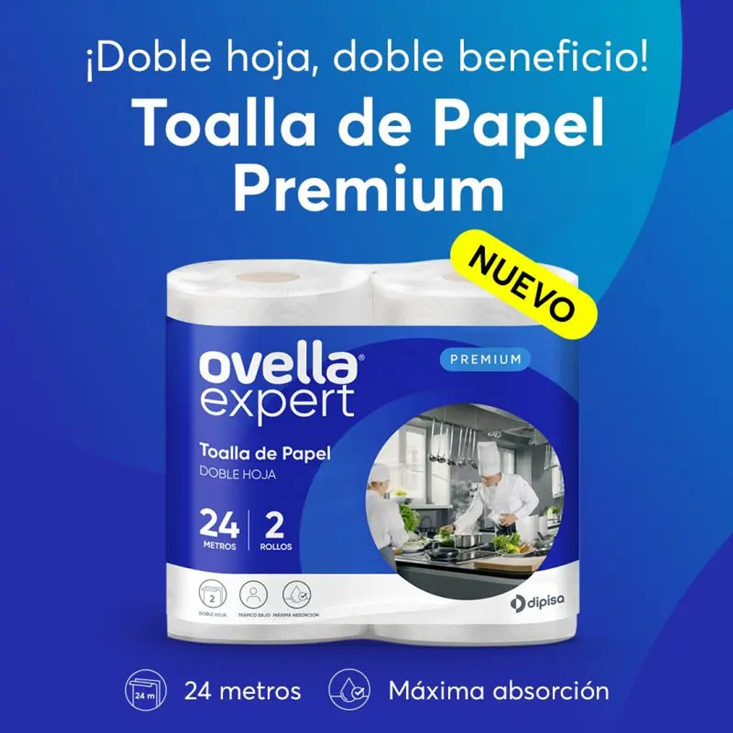 Manga Toalla Ovella 8×2 D/h 24 Mts 3