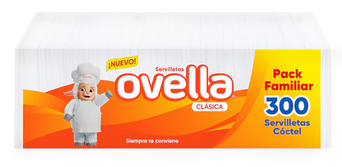 Servilletas Ovella Cóctel 300 Und