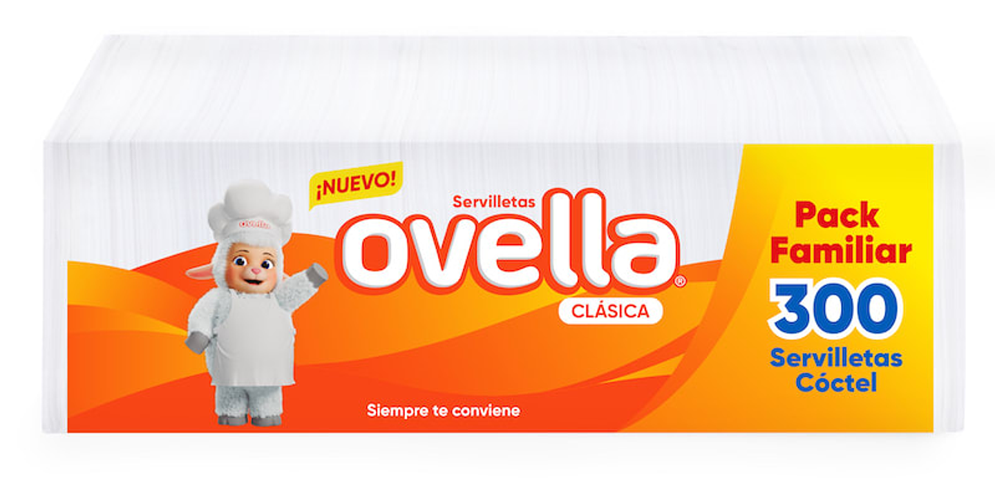 Servilletas Ovella Cóctel 300 Und 1