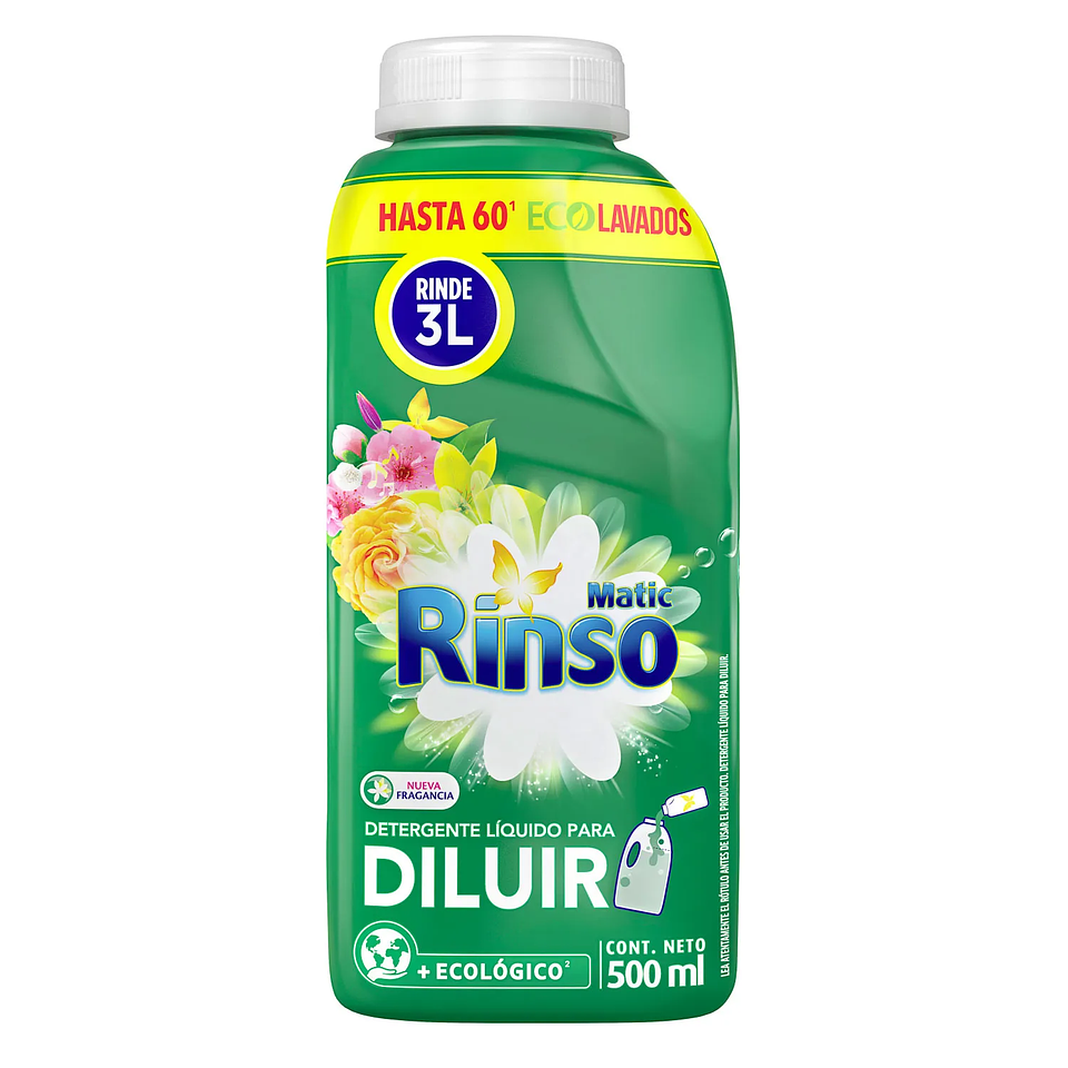 Detergente Liquido Rinso Para Diluir 500Ml 1