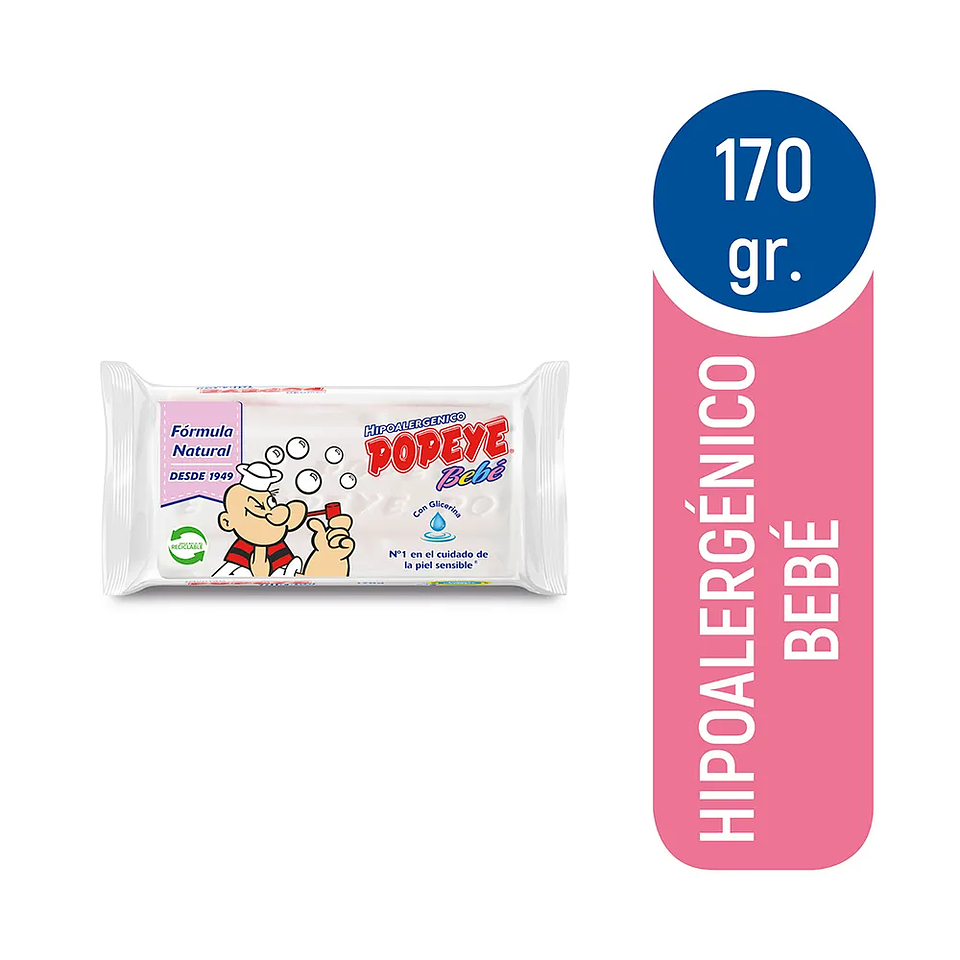 Jabón en Barra Popeye 1