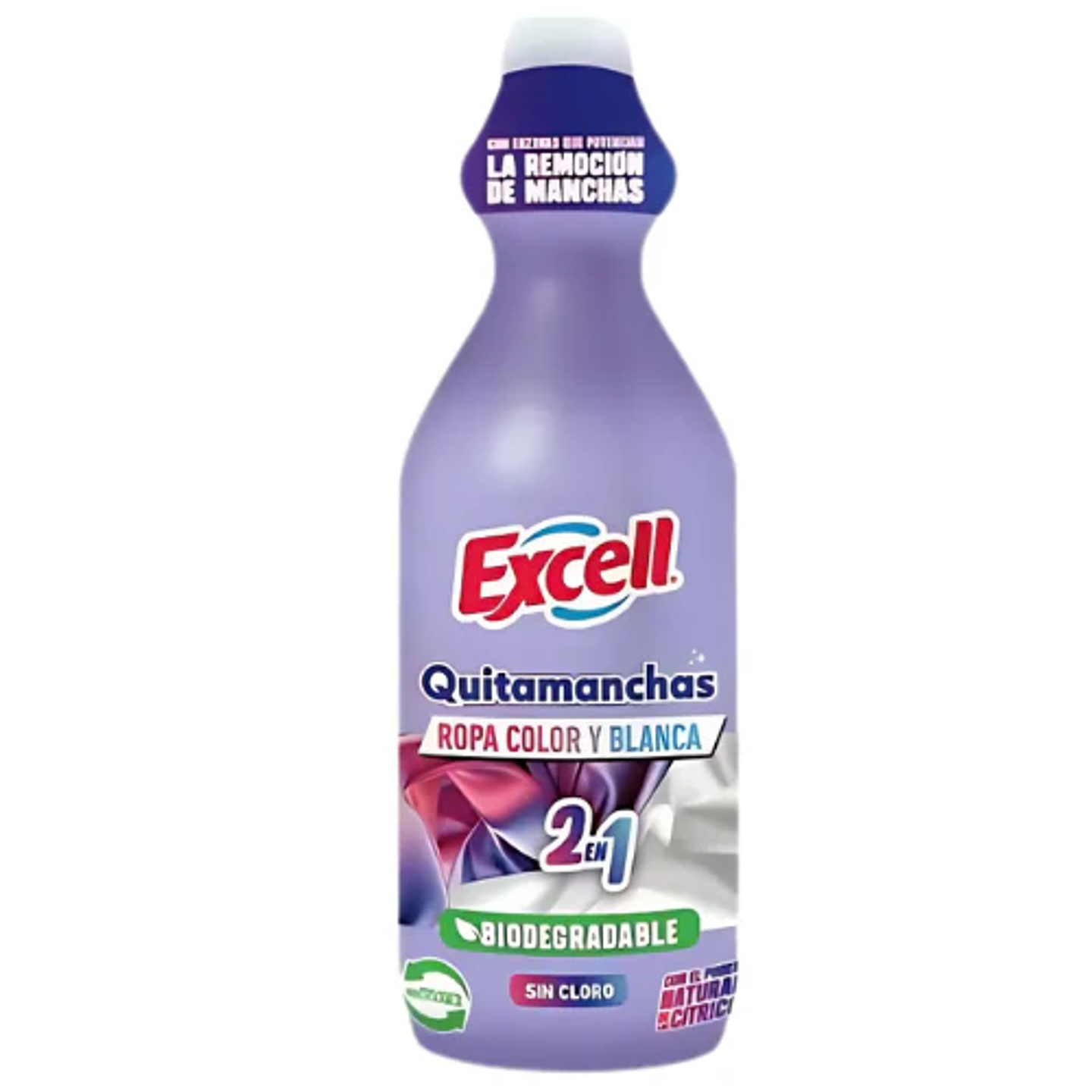 Quitamanchas Para Ropa Blanca Y Color 960 Ml Excell 1