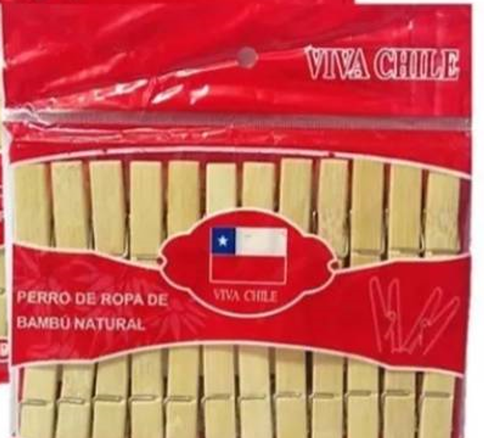 Perros de ropa Madera Pack 24 Unid. 1