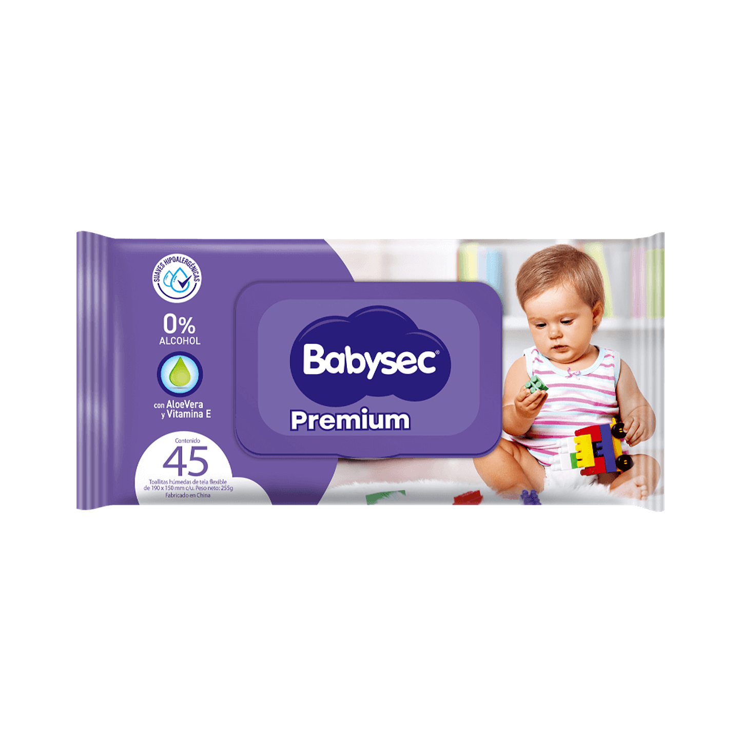 Toallitas Húmedas Babysec Bebe 45 U 1