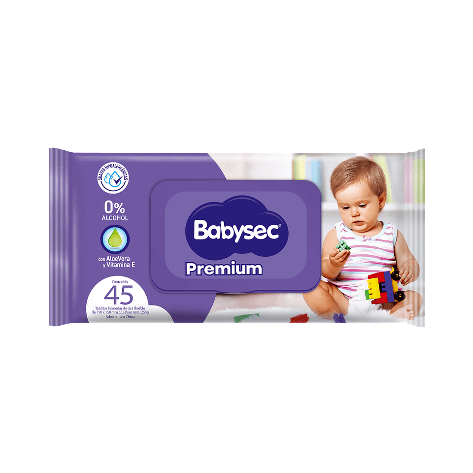 Toallitas Húmedas Babysec Bebe 45 U 1