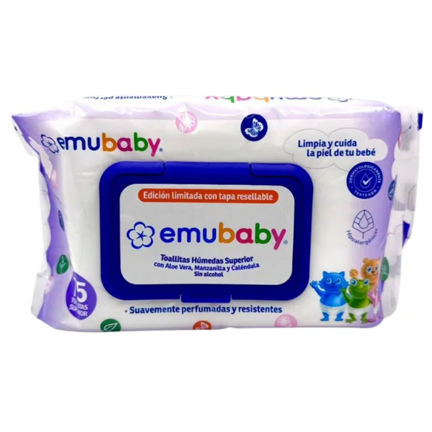 Toallitas Húmedas Emubaby Superior 75 Unid. 2