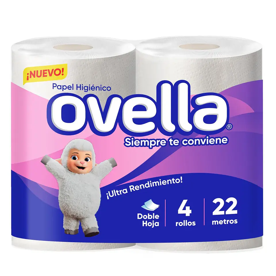 Papel Hig. Ovella D/H 12x4 22 Mts 1