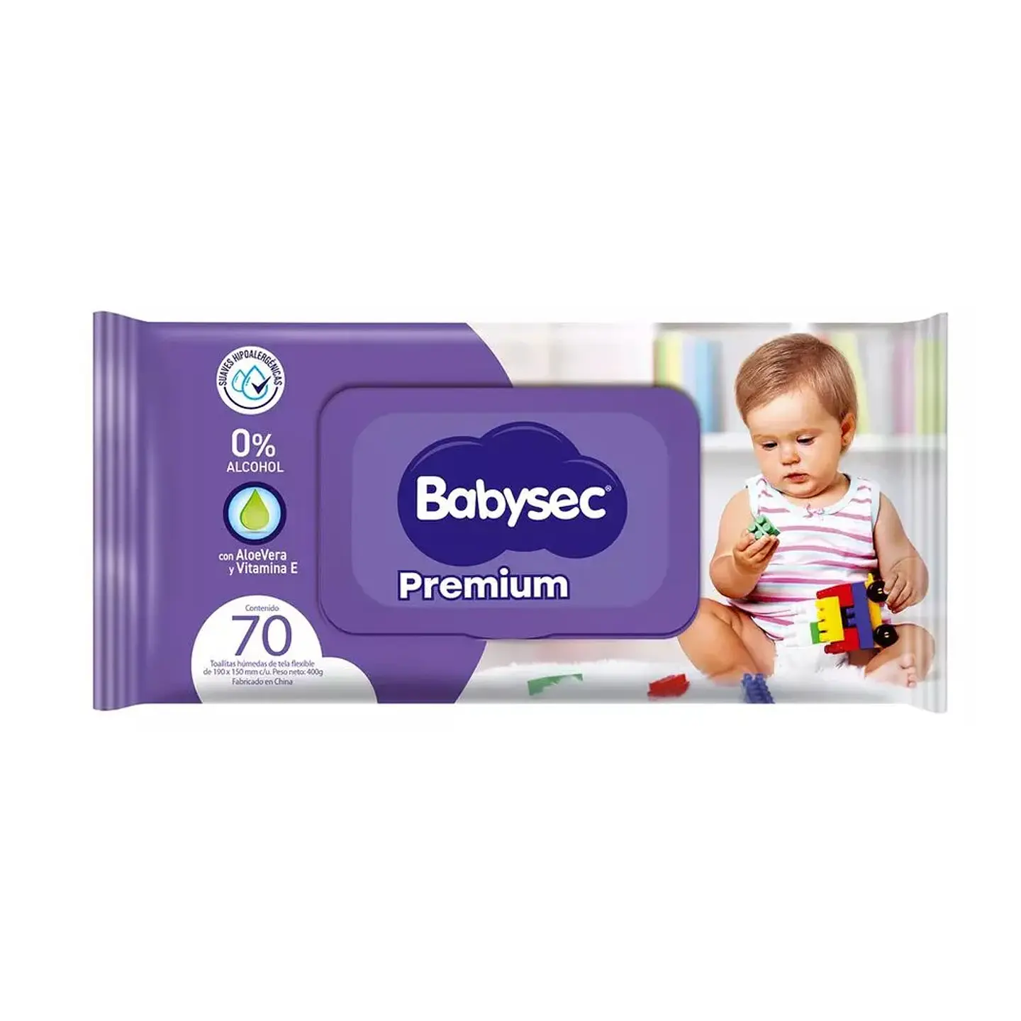 Toallitas Húmedas Babysec Premium De 70 Un 2
