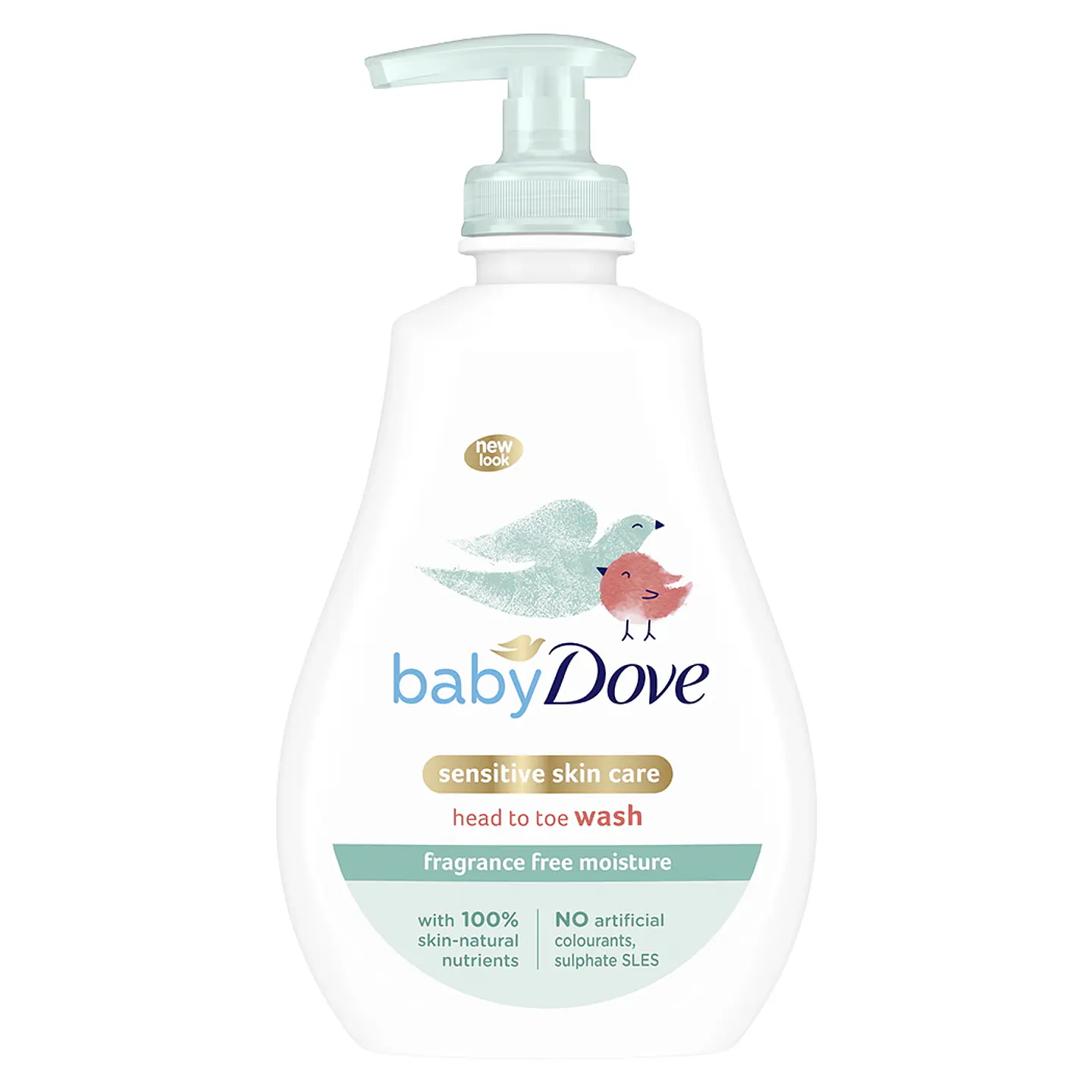 Jabon Liquido 400 Ml Fragance Free Baby Dove 1