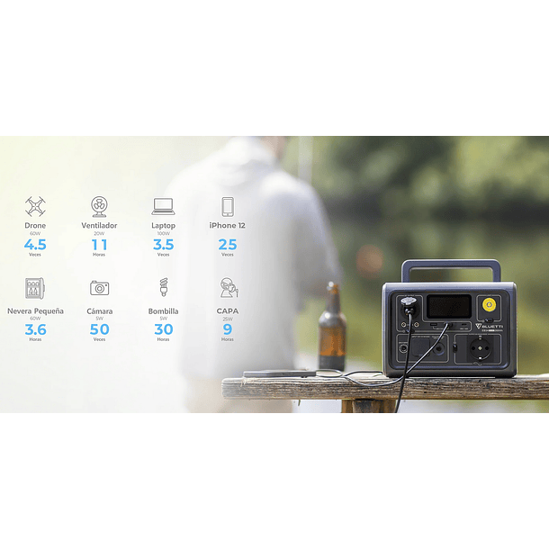 Estacion de energia Bluetti Premium 30 V2 | 600W - 320Wh 4
